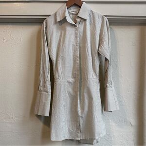 NWT Comments 100% Cotton Pinstripe Mini Dress